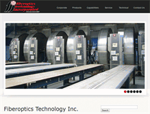 Tablet Screenshot of fiberopticstech.com